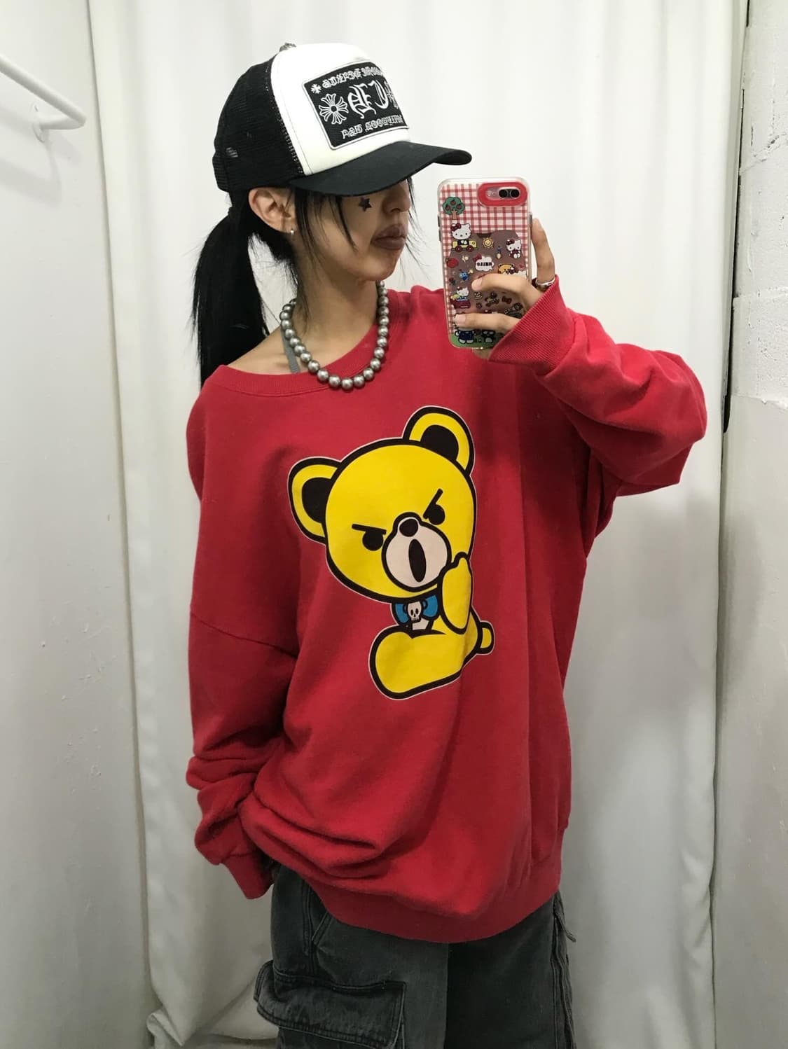 Hysteric Glamour Fxxk Bear Sweatshirts 상품이미지6