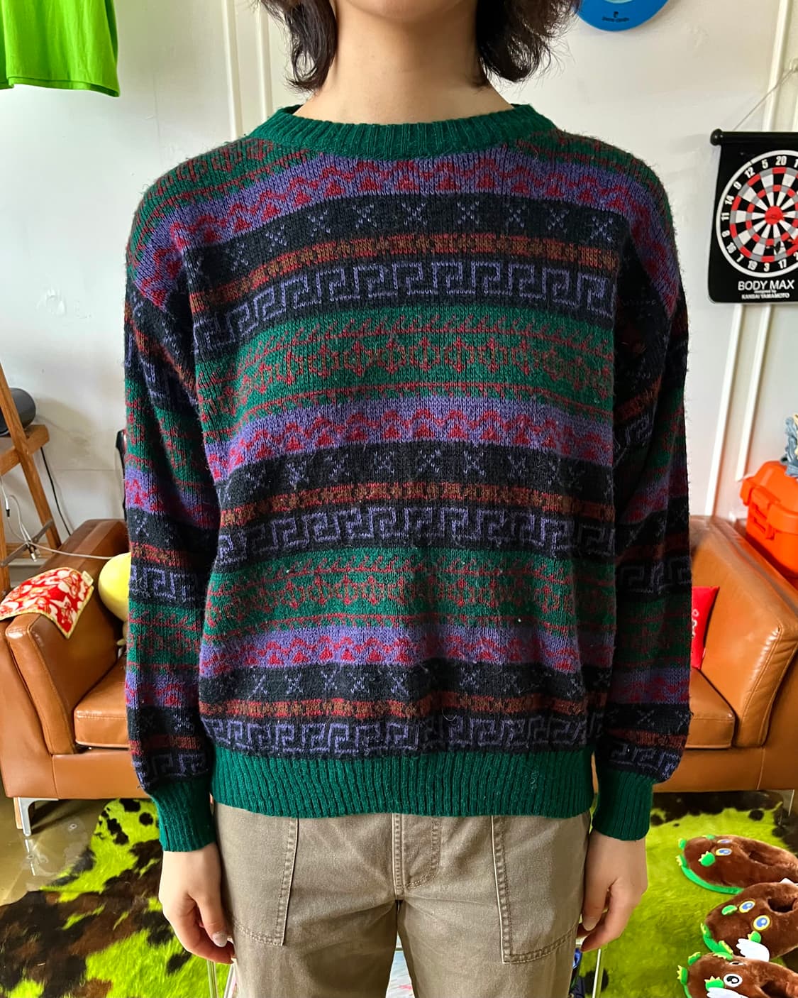 1980-90s TRONCI Italy Old Knit Sweater 상품이미지2