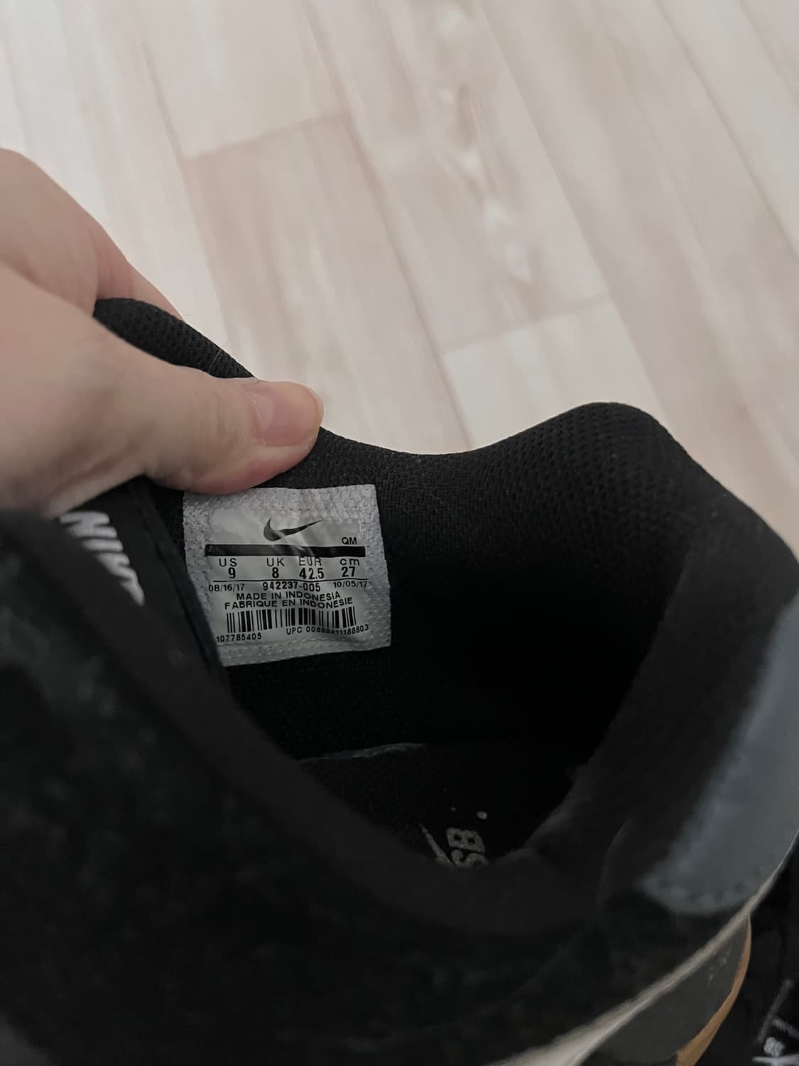 Nike 나이키 블랙 스니커즈_270사이즈 상품이미지7