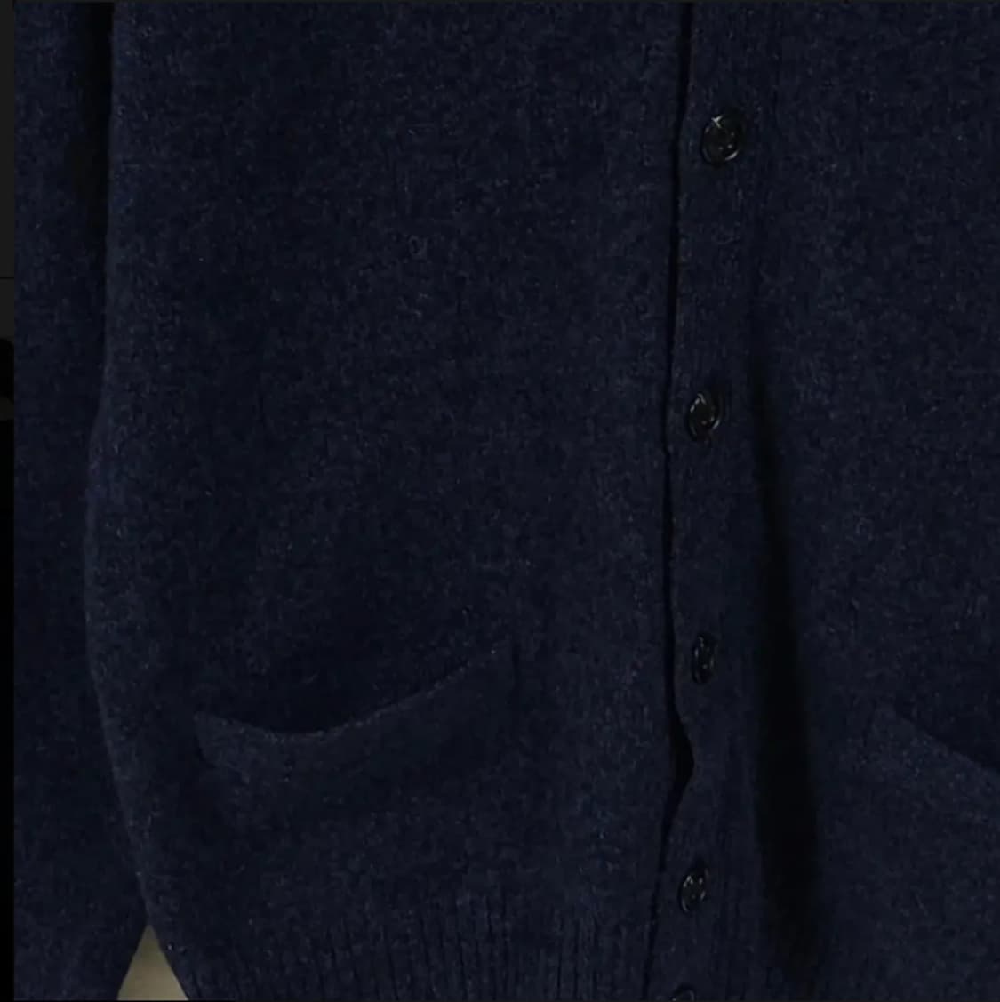 95)유니클로 울 가디건 네이비002 상품이미지3