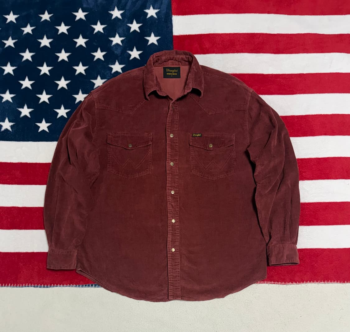 랭글러 코듀로이 웨스턴셔츠 Wrangler western shirt 상품이미지1