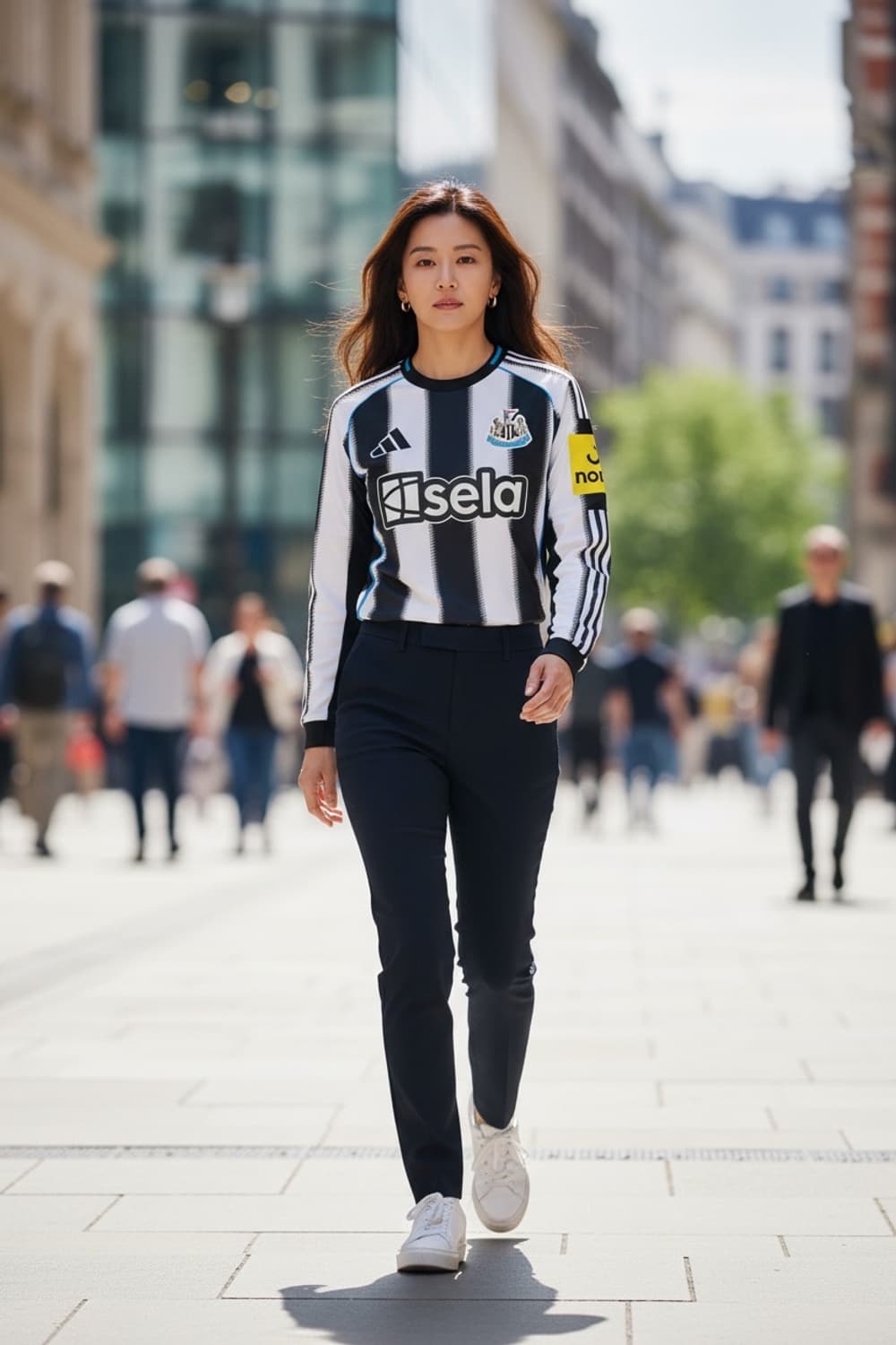 뉴캐슬 25/26 긴팔 아디다스정품 리그 오피셜 풀패치  상품이미지1