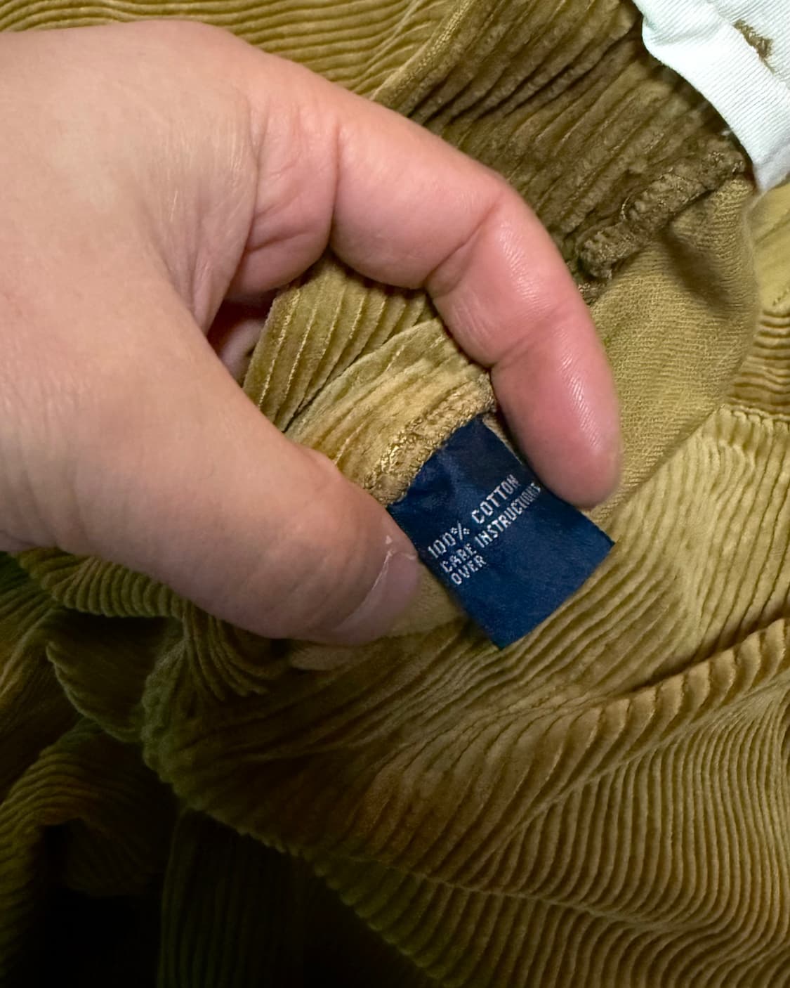 90‘s 폴로 랄프로렌 투턱 코듀로이 앤드류 팬츠 34 상품이미지5