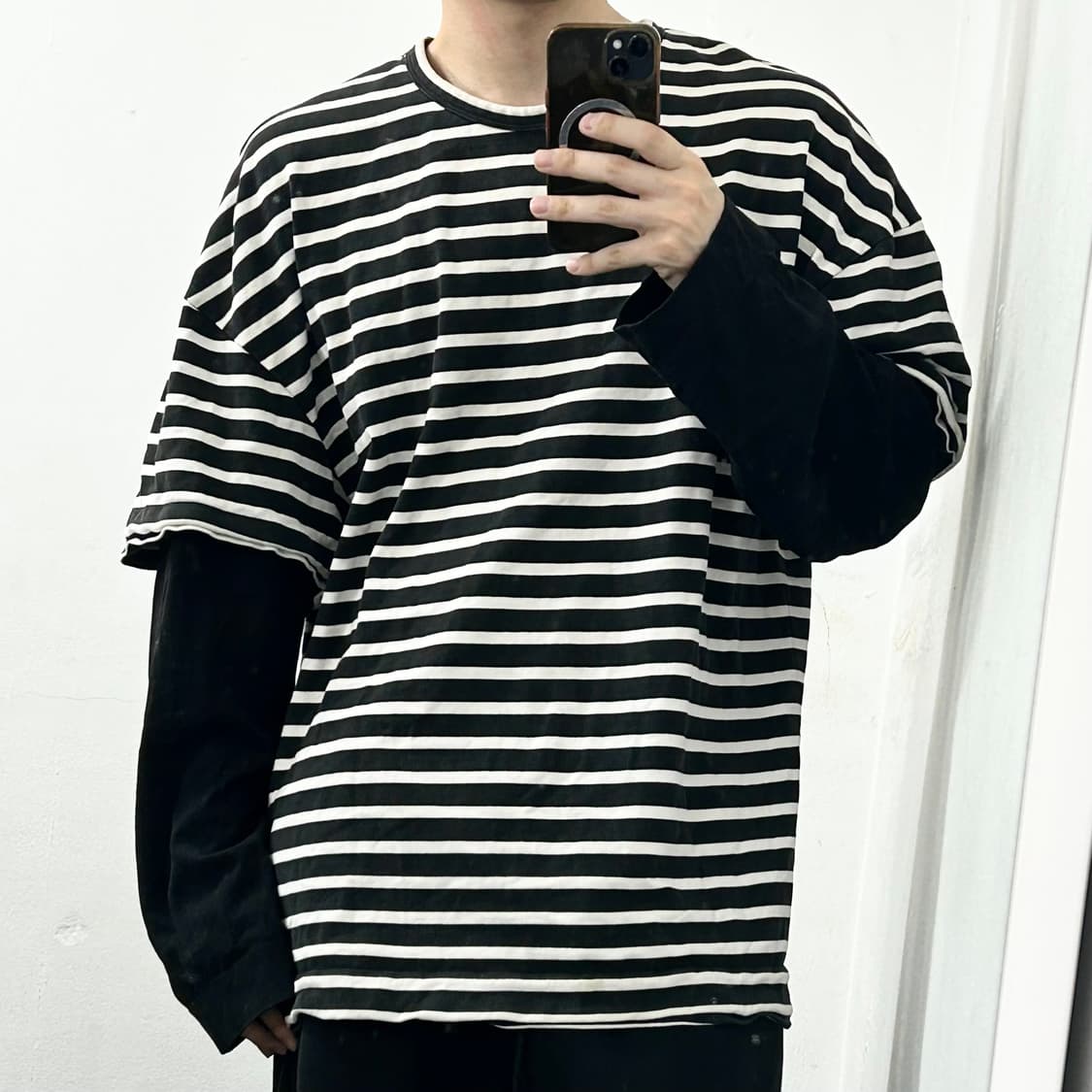 준지 아카이브 레이어드 롱슬리브 상품이미지2
