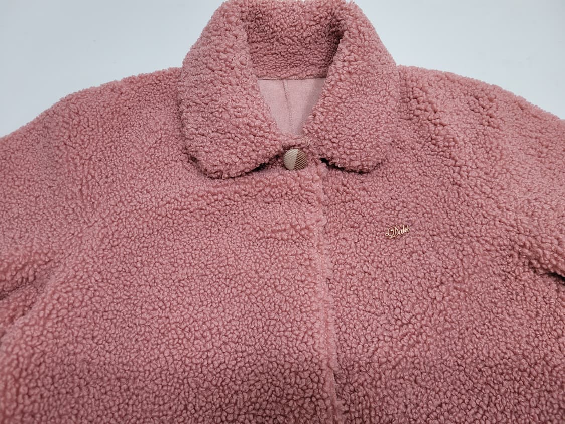 DAKS 닥스 키즈 무스탕 부클 코트 / 아동 130 (11Y) 핑크
 상품이미지4