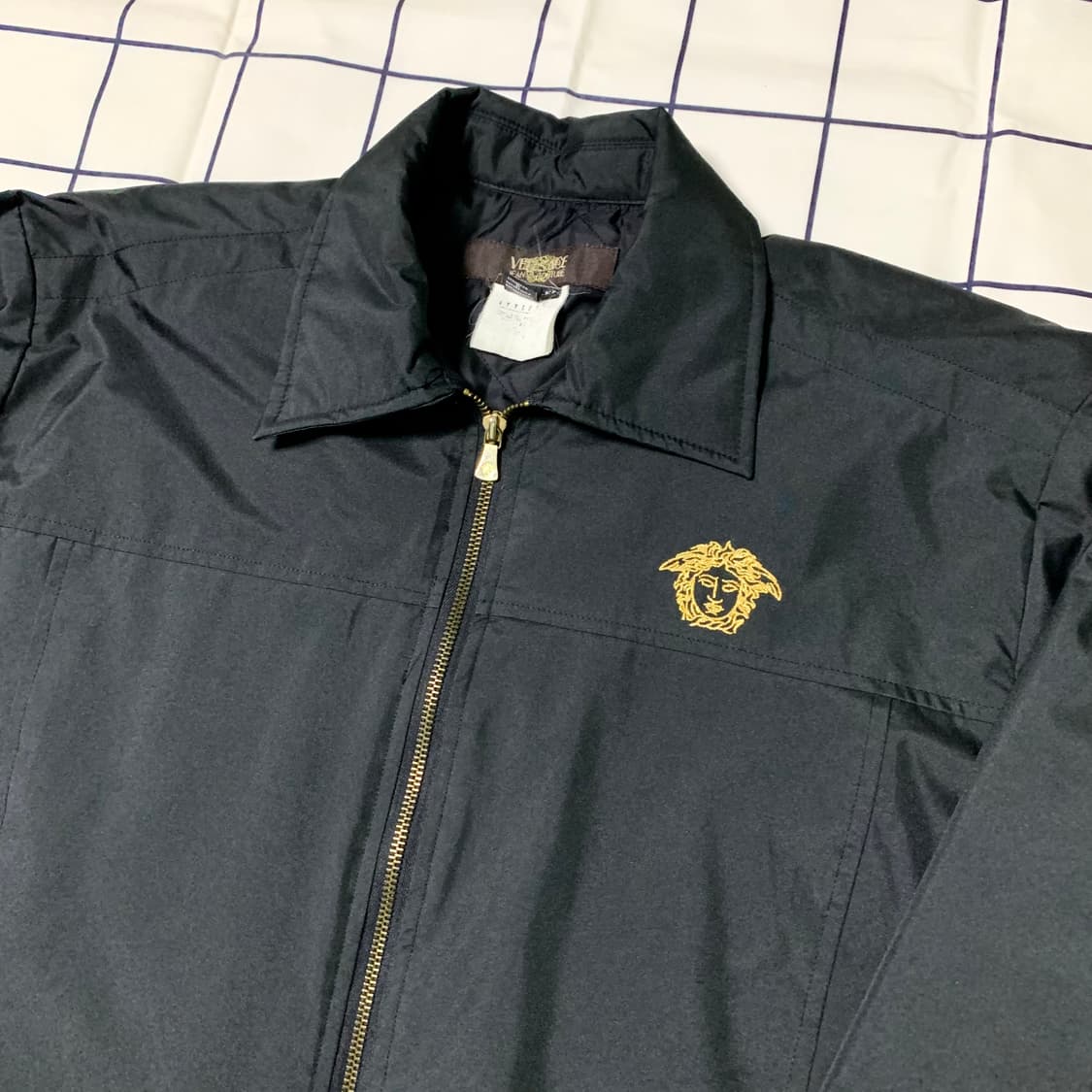 베르사체 미니로고 블루종자켓(정품) 상품이미지5