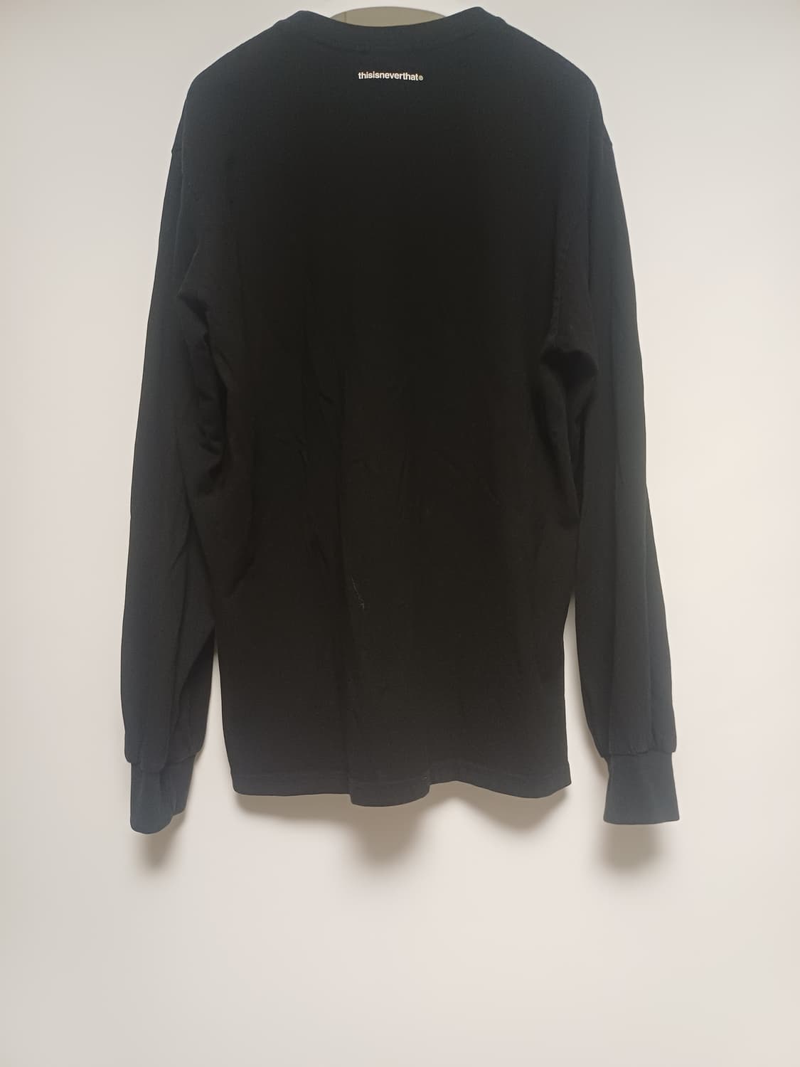 디스이즈네버댓 롱슬리브 티셔츠 블랙 L 상품이미지2