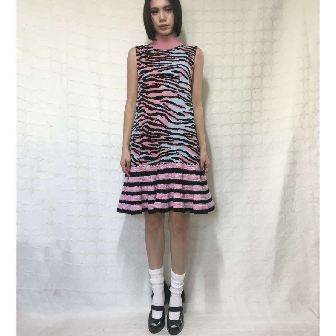 kenzo x HM 호피 니트 원피스 상품이미지1