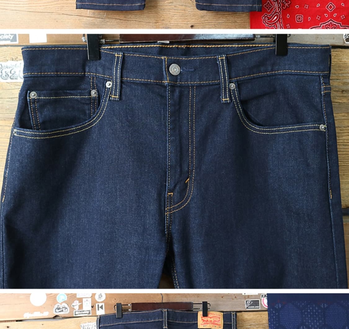 
LEVIS 리바이스 502 진청 인디고 데님 34사이즈 기장92 상품이미지3