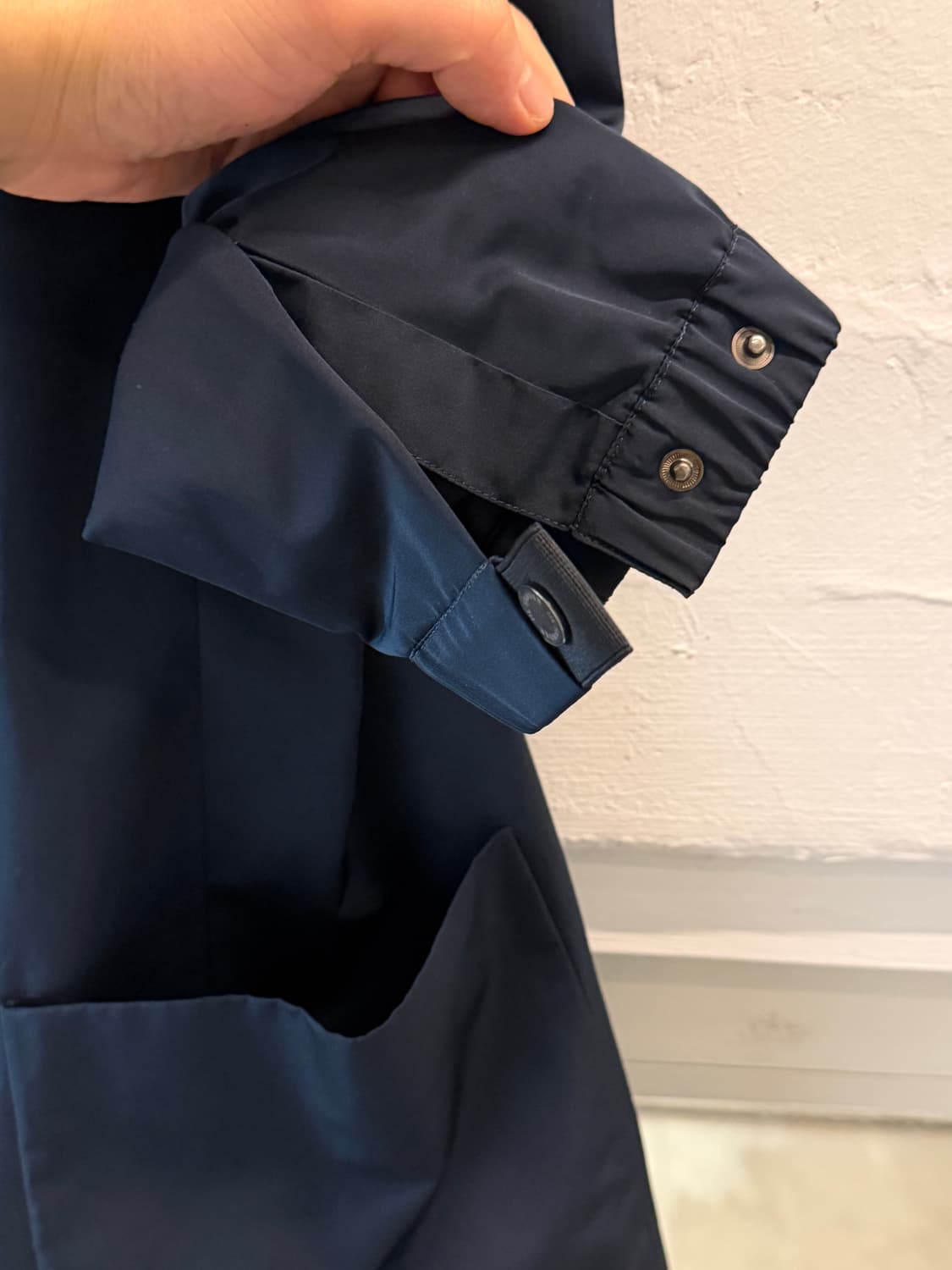 JIL SANDER 질샌더 네이비 폴리쉘 반코트 36 상품이미지7