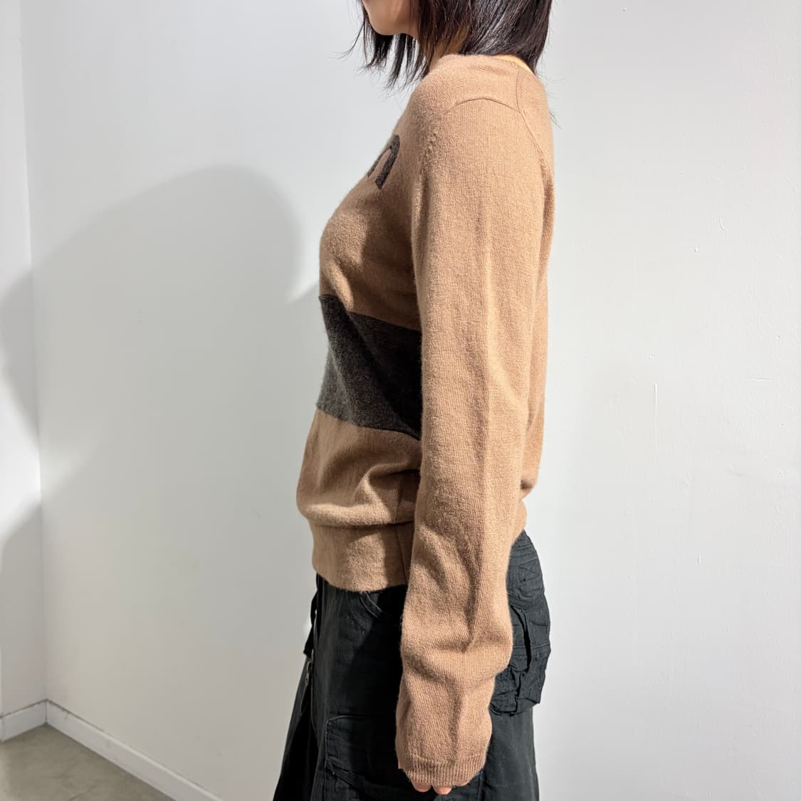 nico and 이니셜 브라운 니트 상품이미지3