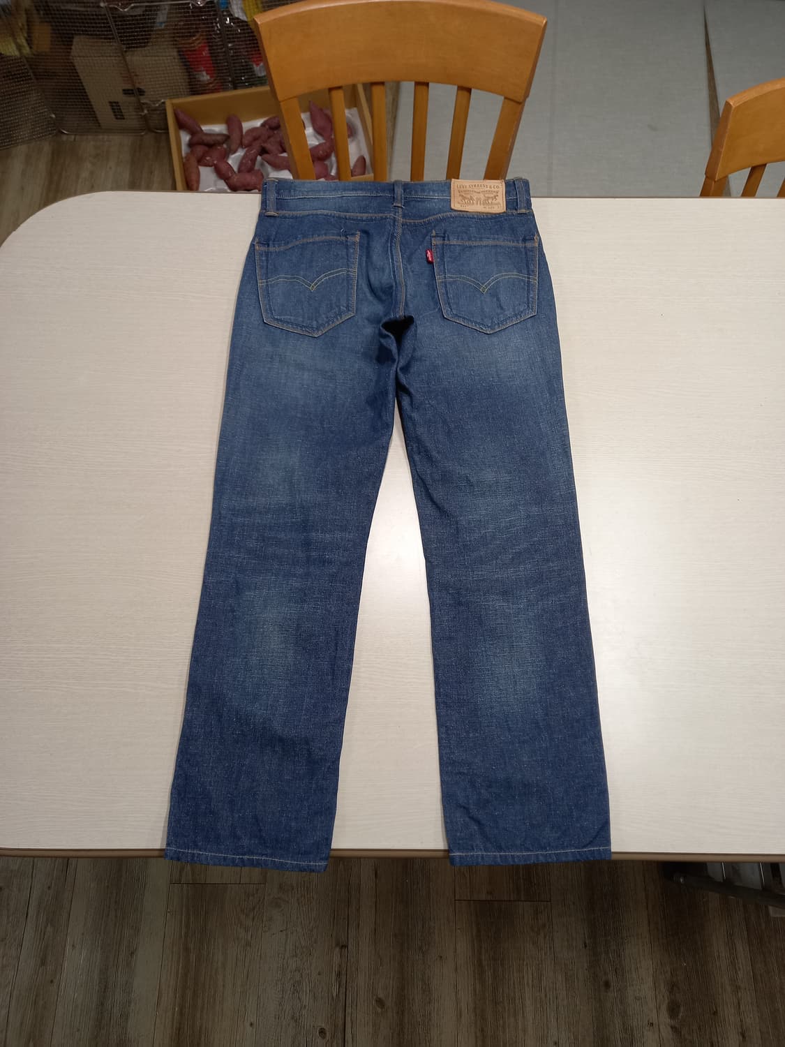 30 리바이스511 봄여름용 린넨18% 데미지워싱 리페어진 30-210 상품이미지2