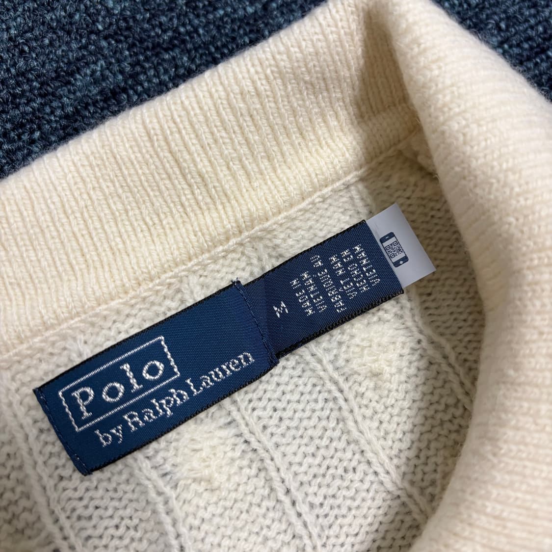 폴로 랄프로렌 울 캐시미어 꽈배기 니트 상품이미지5