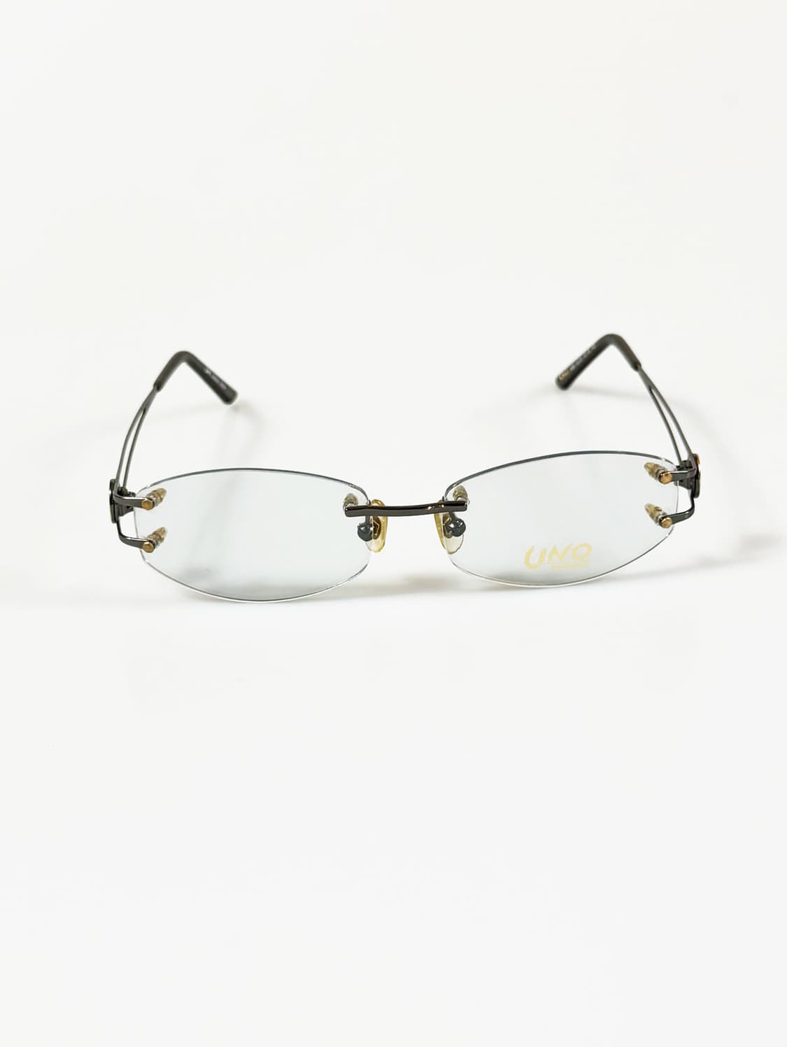 UNO Eyewear 무테 오벌 메탈 프레임 빈티지 안경 상품이미지2