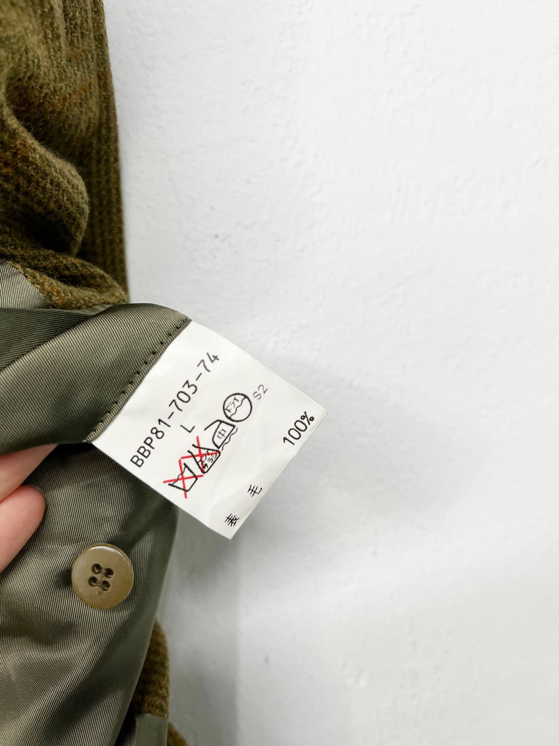 버버리 울 셔츠 자켓 상품이미지8