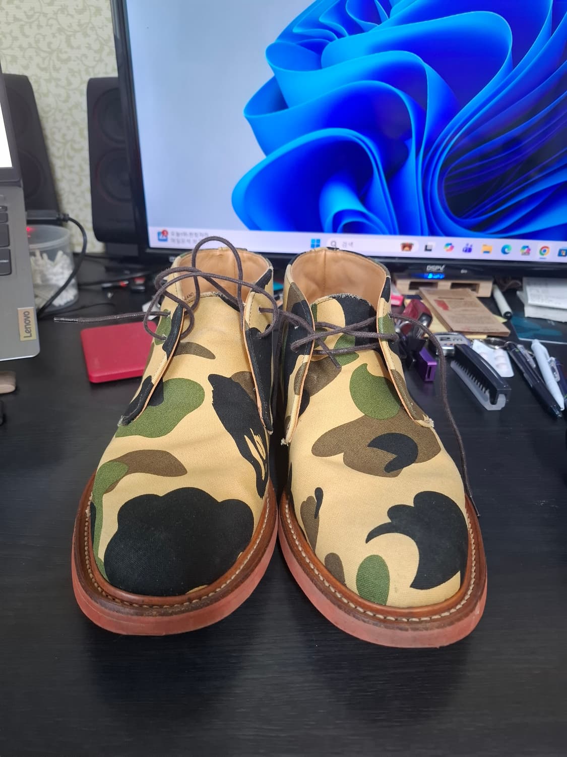 마크 맥네어리x베이프 카모 처카 부츠 280mm 상품이미지1