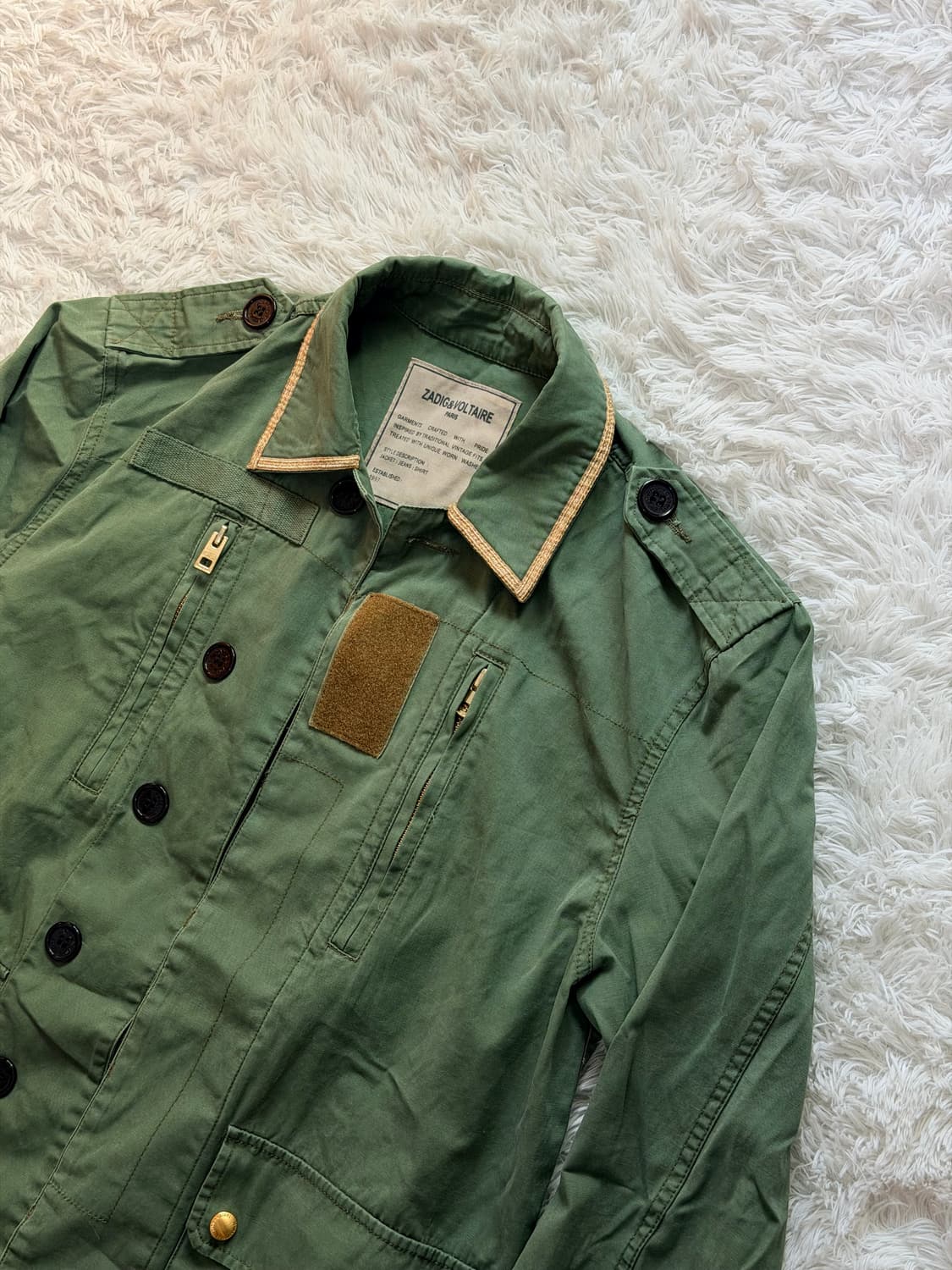 쟈딕앤볼테르 키드 버터플라이 밀리터리 필드 상품이미지3