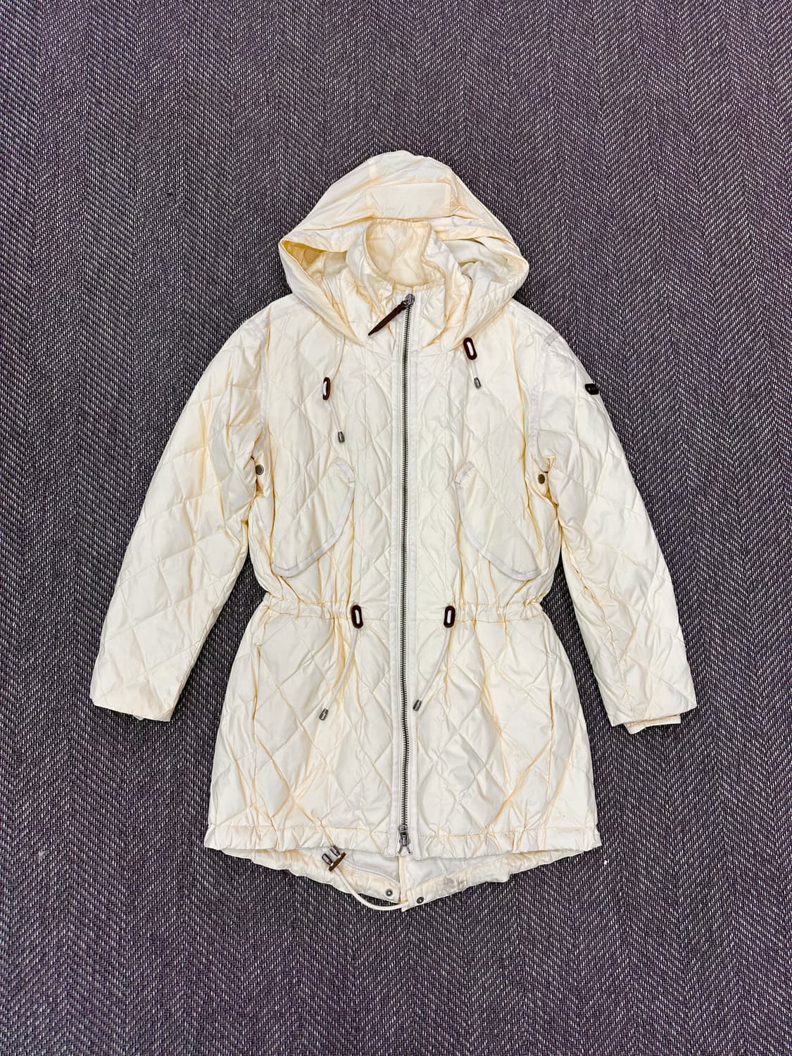 폴로 누빔 롱패딩 상품이미지1