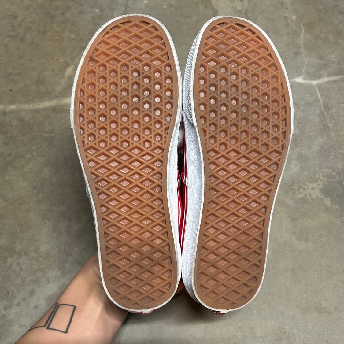 240) 반스 어센틱 레드 스니커즈 신발 상품이미지7