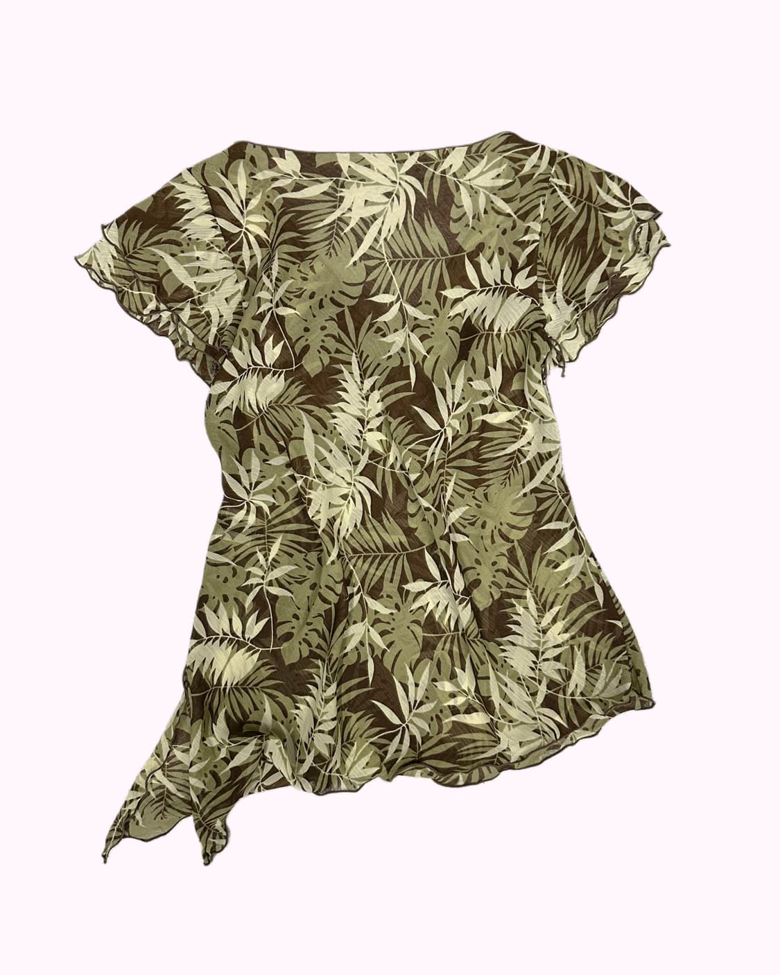 green tree pattern blouse 상품이미지4