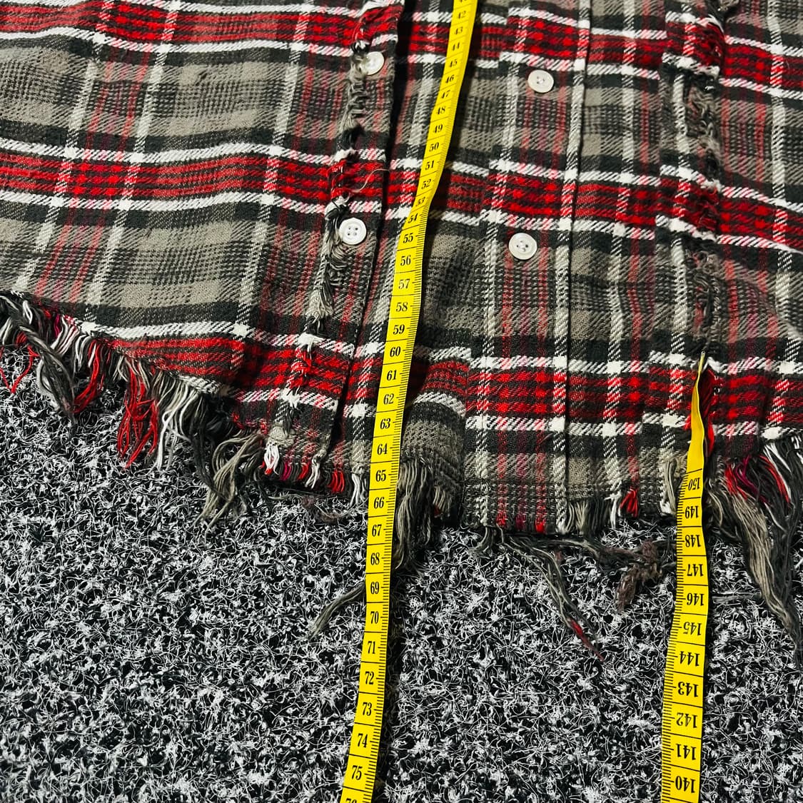 R13 컷아웃 레이어드 플란넬  상품이미지8