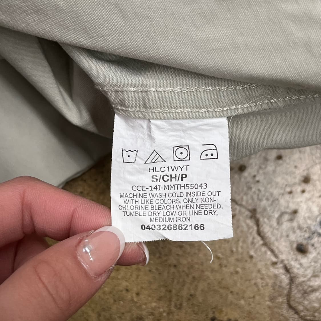 [정품/S] 랭글러 포켓 긴팔 셔츠 아이보리 b8 상품이미지6