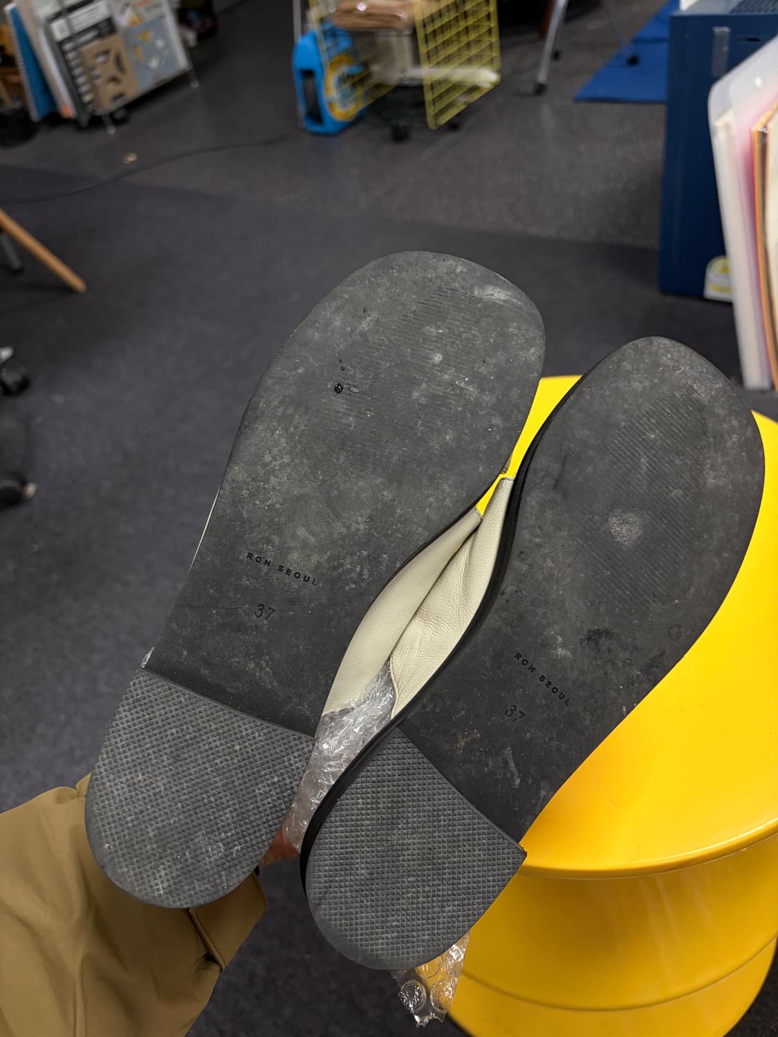 ROH SEOUL 로서울 퍼즐 샌들 아이보리(거의 새거) 235 상품이미지3