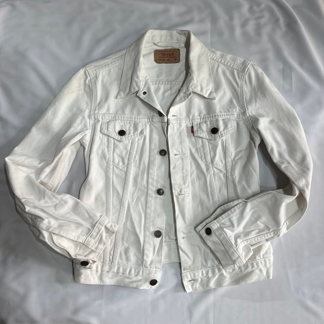 리바이스 화이트 데님 트러커 자켓M 상품이미지1