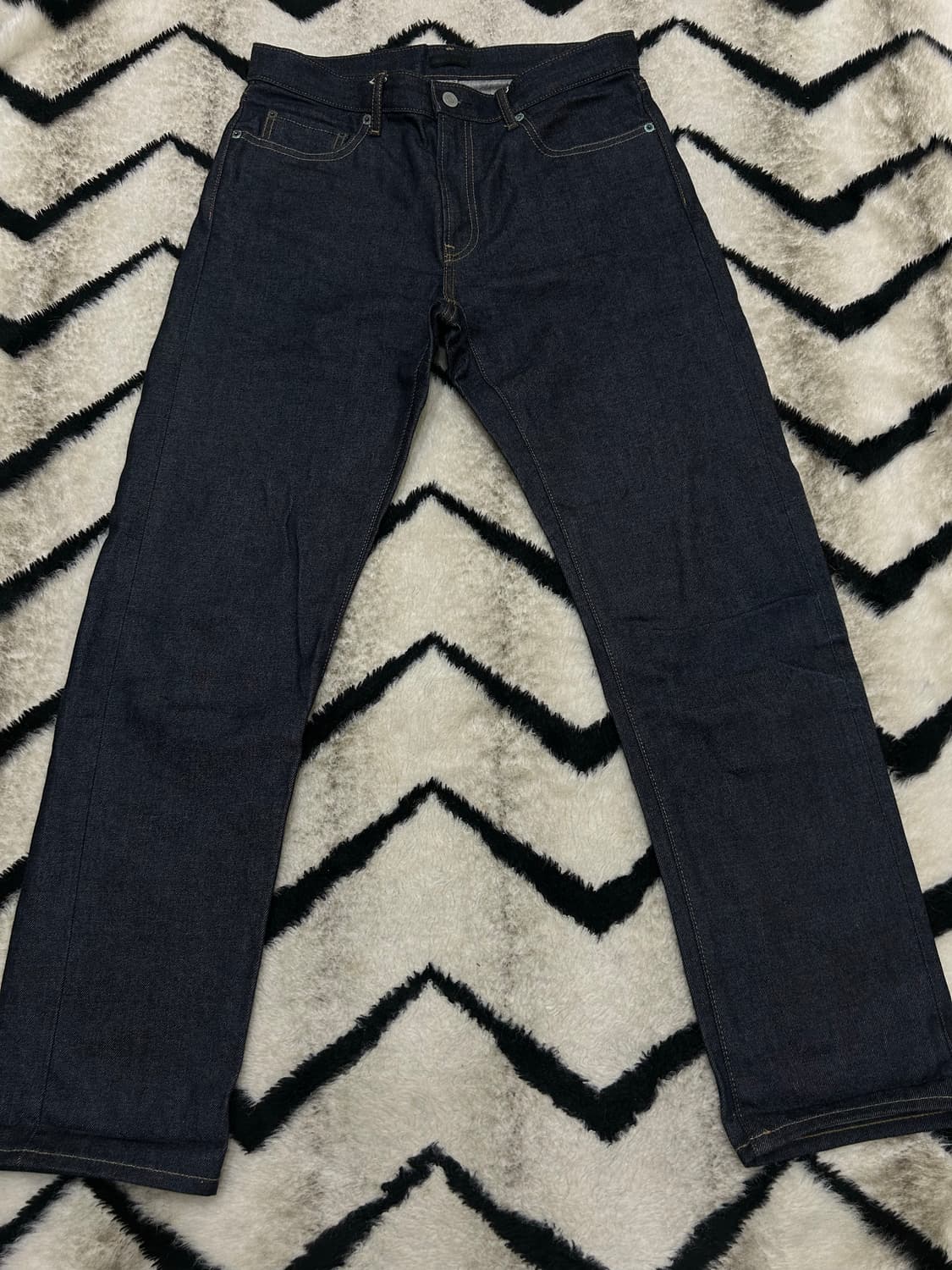 [31]유니클로 셀비지 레귤러핏 데님팬츠/생지 상품이미지2