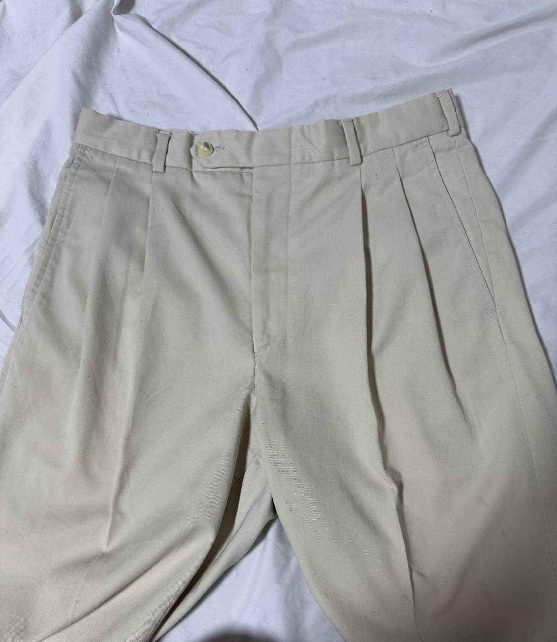 80s usa 엘엘빈 투 턱 치노 팬츠 상품이미지3