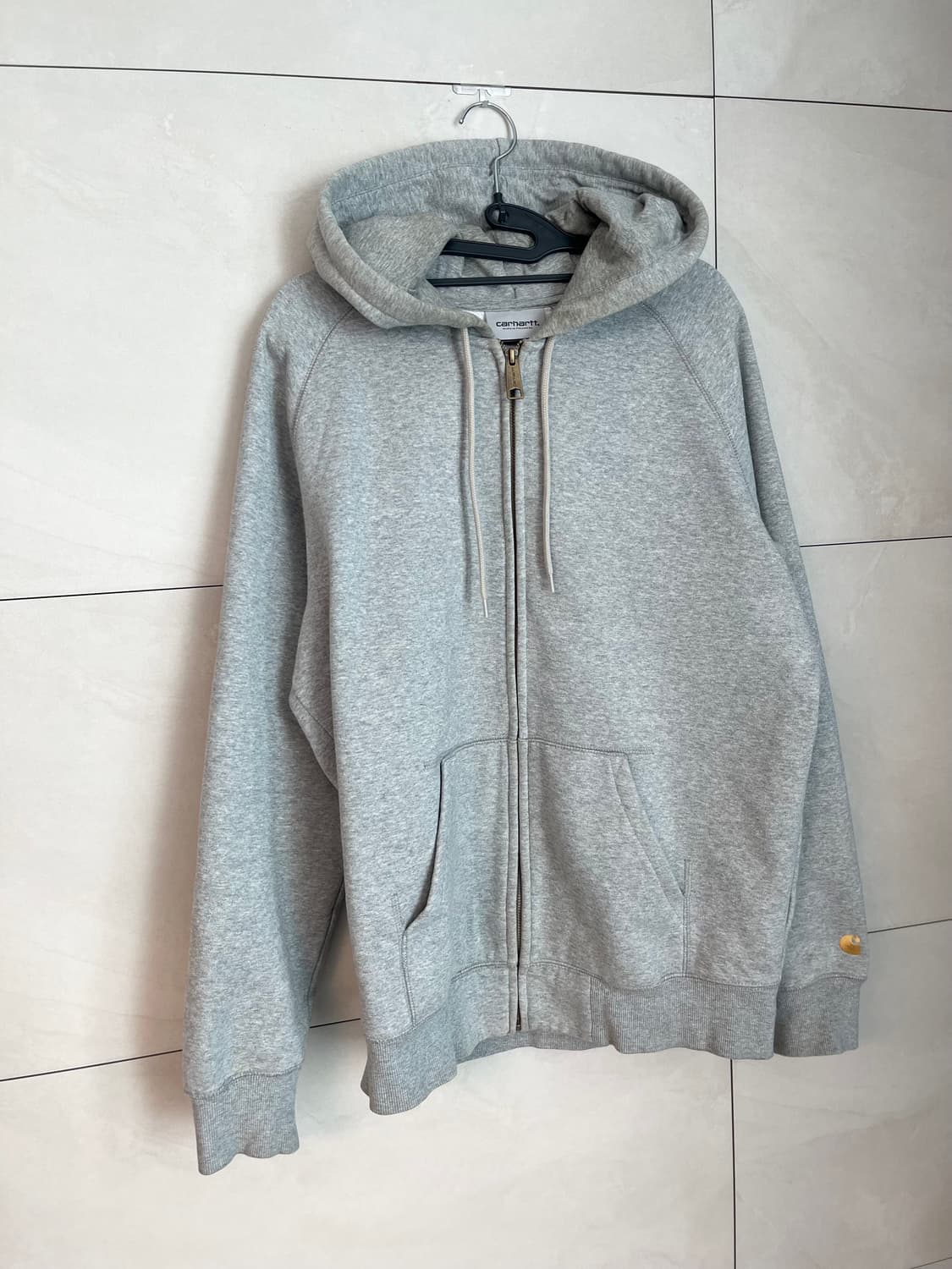 칼하트 후드집업 그레이 (M) 상품이미지2