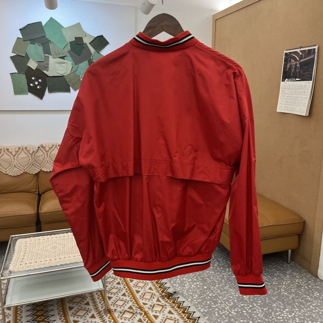 아디다스 올드스쿨 레트로 빈티지 바람막이 자켓 L C10720 상품이미지4