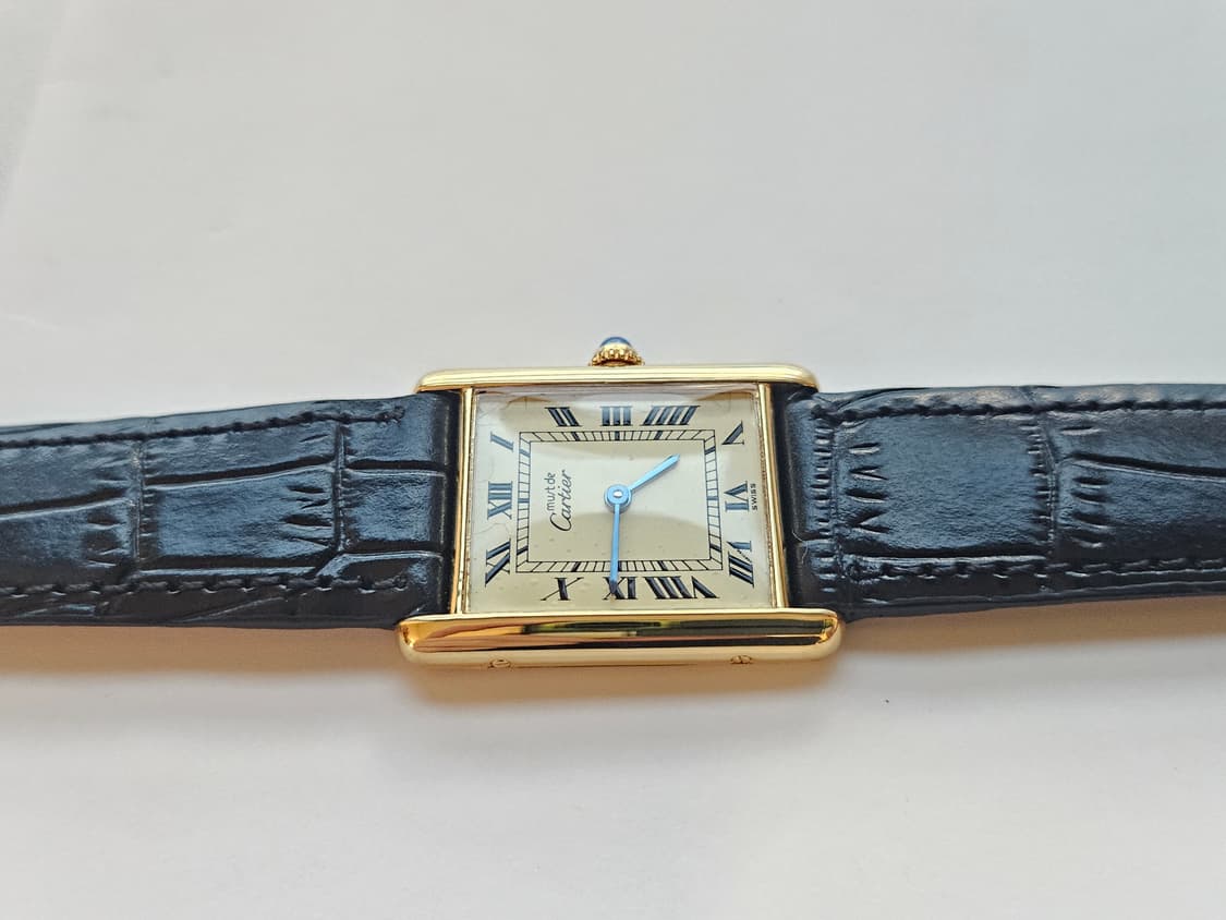 까르띠에 탱크머스트 빈티지 라지 쿼츠 상품이미지4