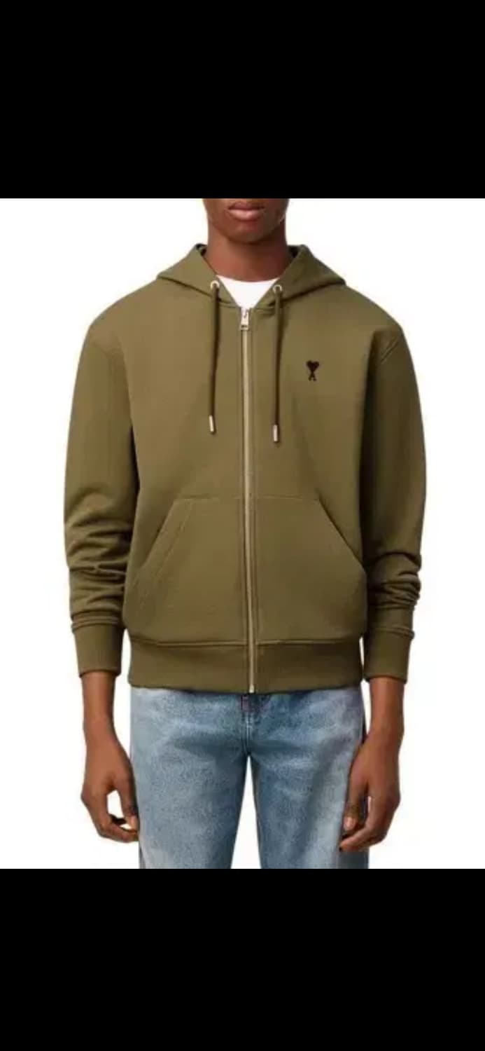 🔥[새상품/QR정품]🔥아미 드 꾀흐 후드집업 스몰로고 4 colors 상품이미지4