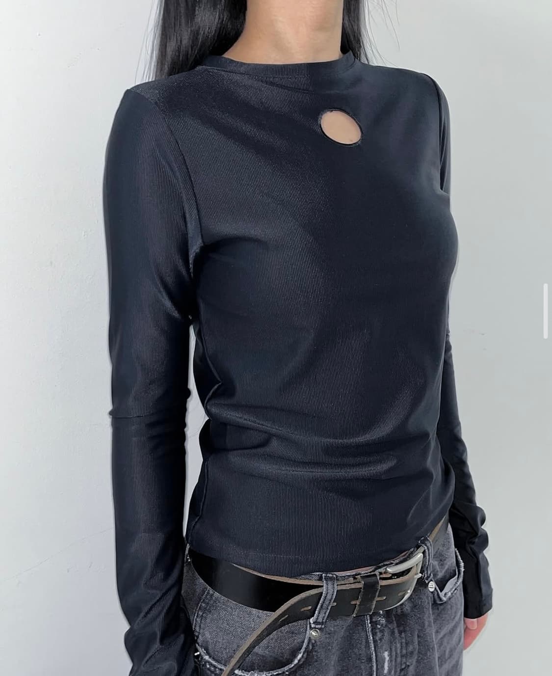 S/NO.4 HOLE SLIM FIT LONG SLEEVE 상품이미지1