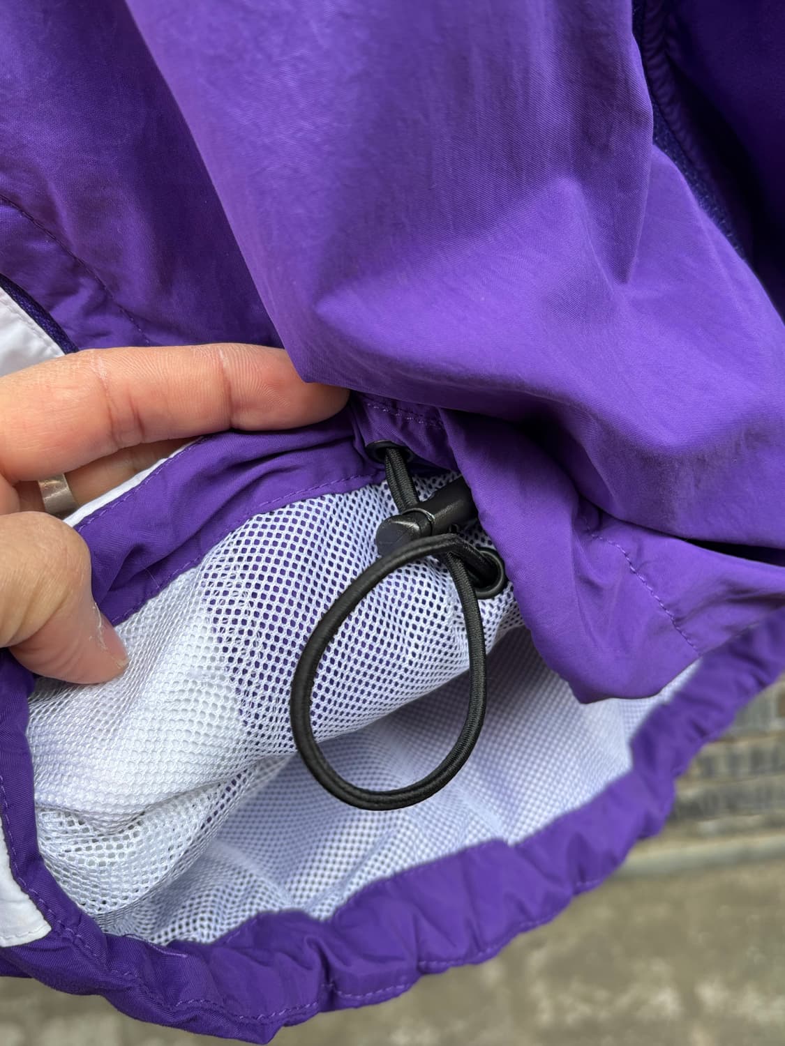 90s USA Nike LSU 윈드브레이커 상품이미지4