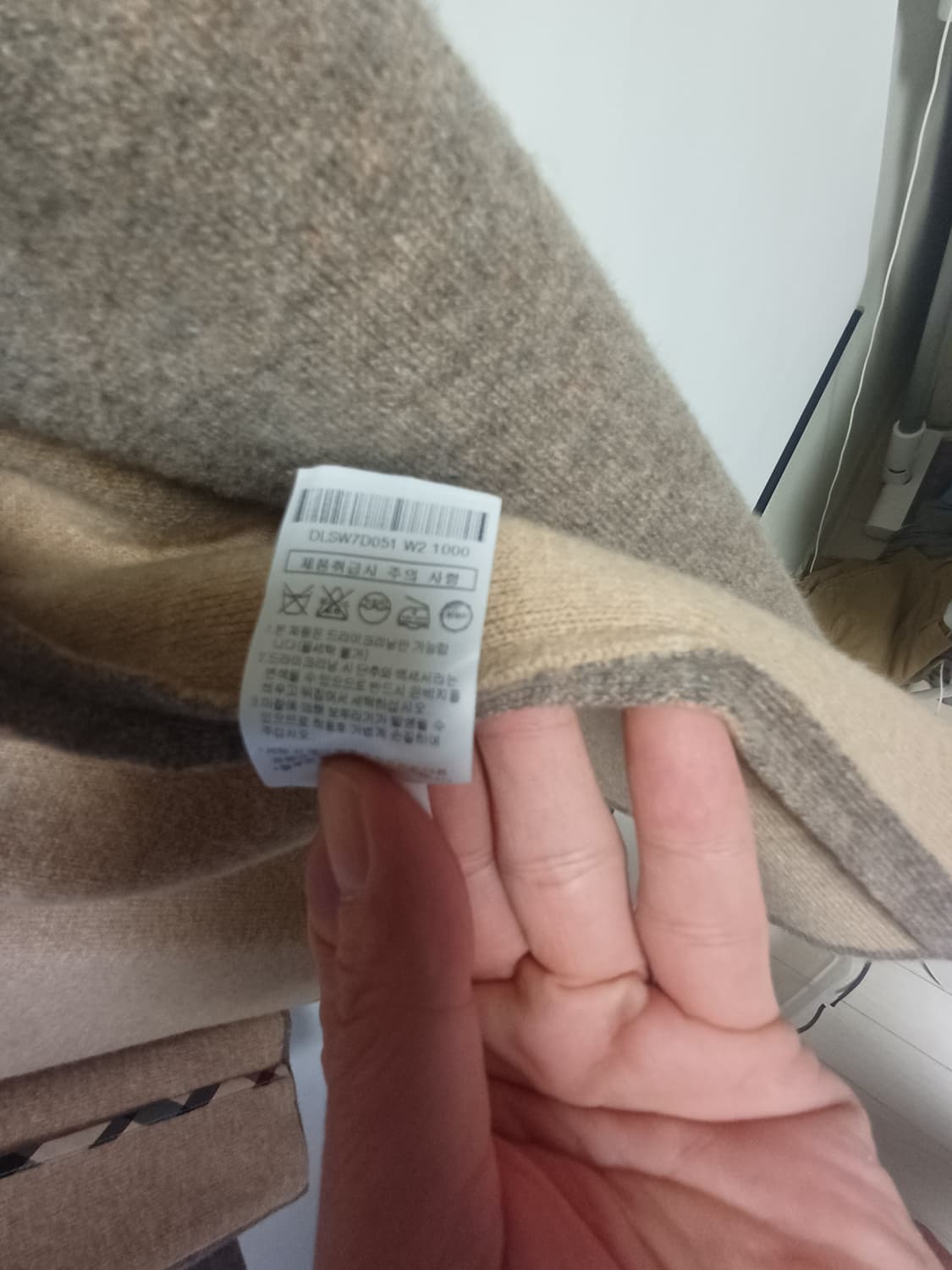 닥스 베이지 캐시미어 혼방 코트 상품이미지8