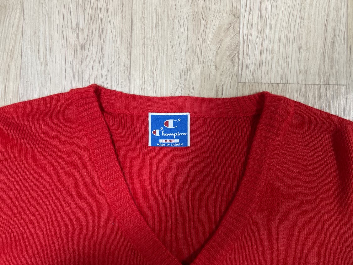 110) 90's 챔피온 미국 스쿨 V넥 니트(RRL&LVC&폴로) 상품이미지4