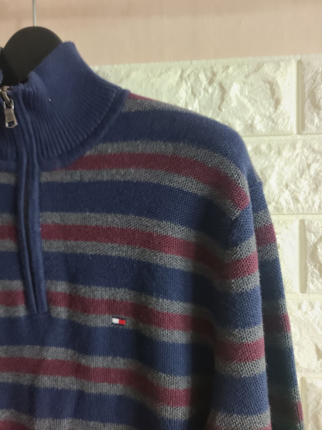 타미힐피거 하프집업 니트(실95) 상품이미지2