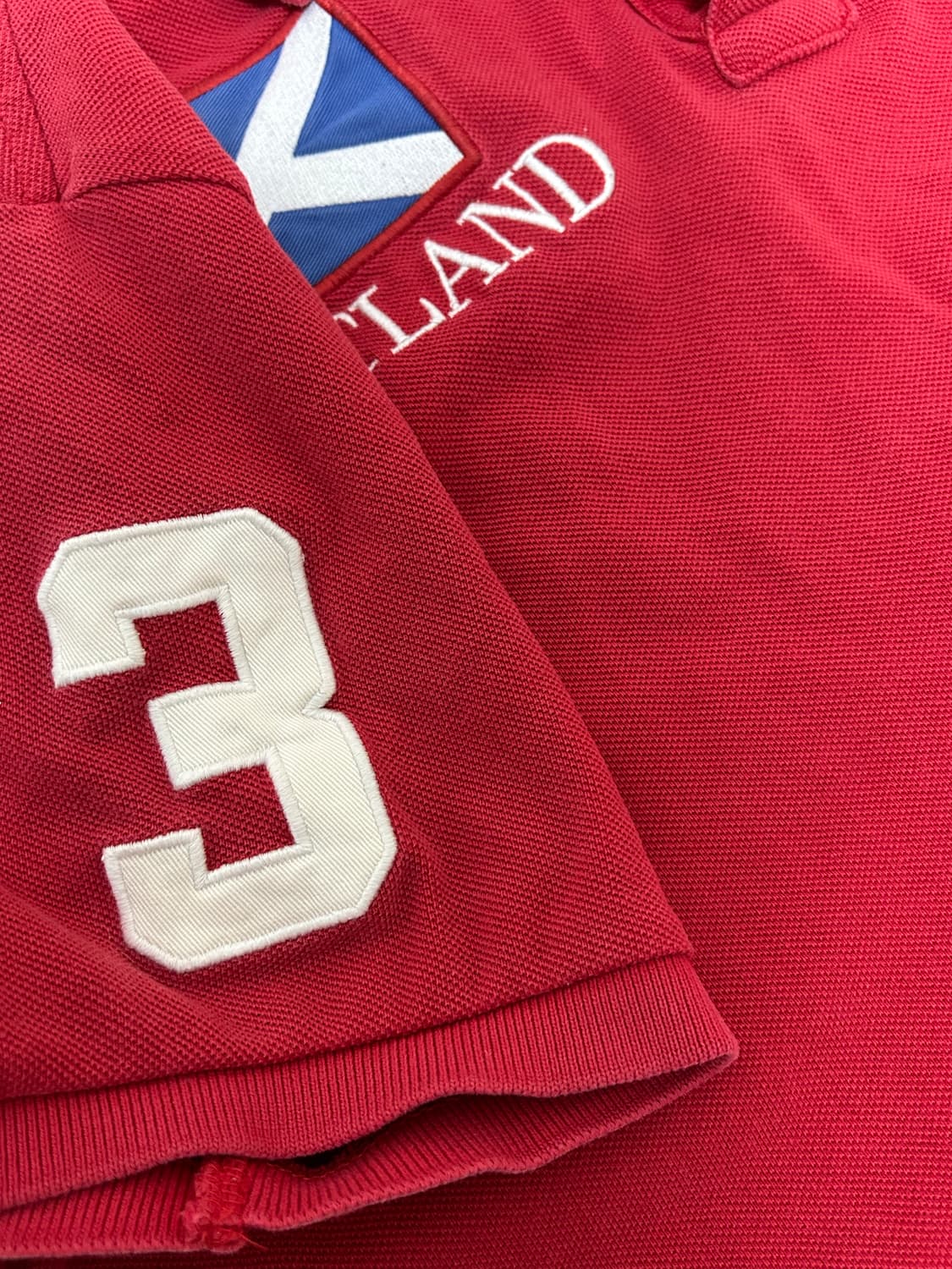 폴로 랄프로렌 스코틀랜드 레드 pk티 상품이미지4