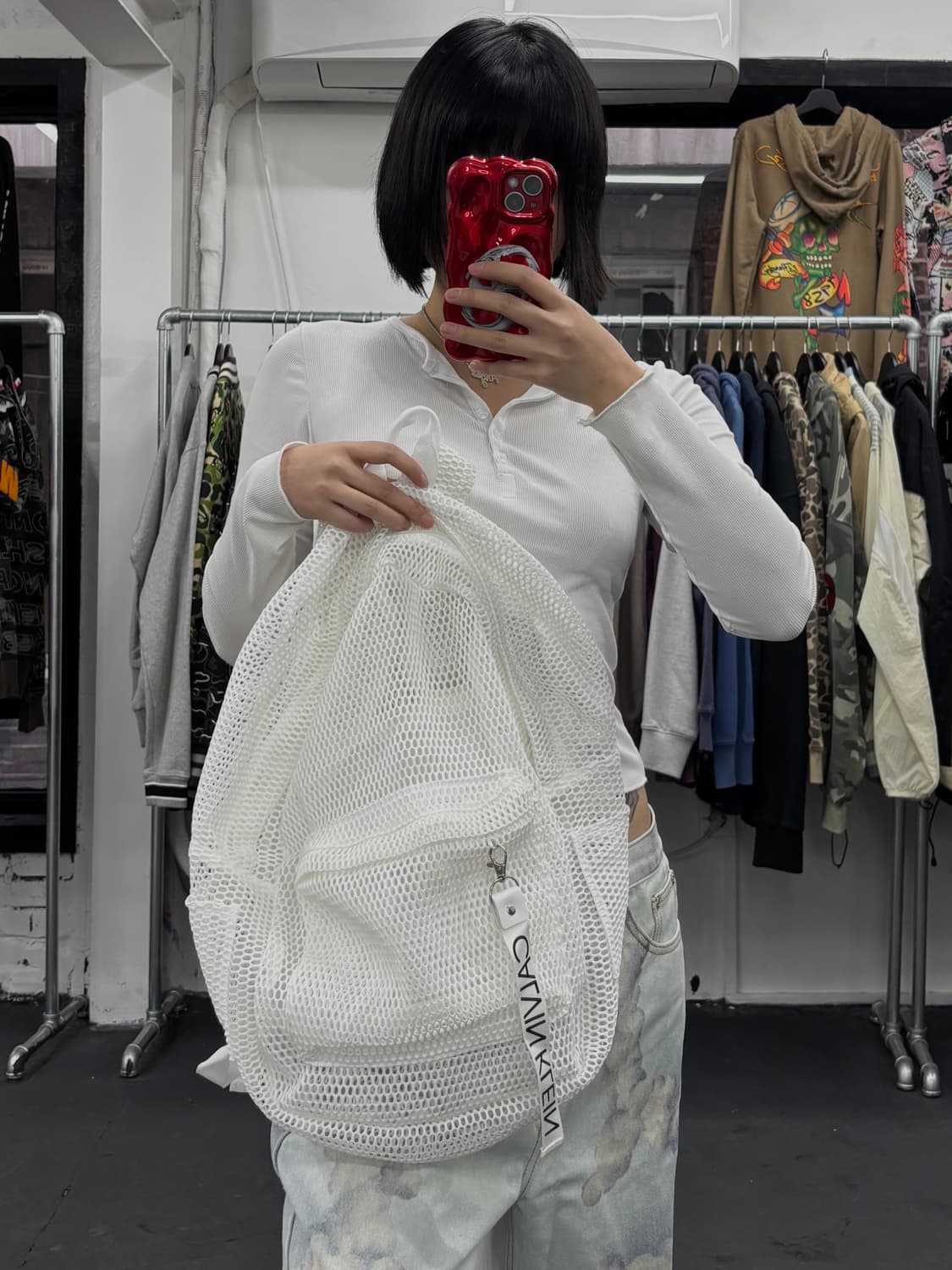 캘빈클라인 네트 백팩 상품이미지3