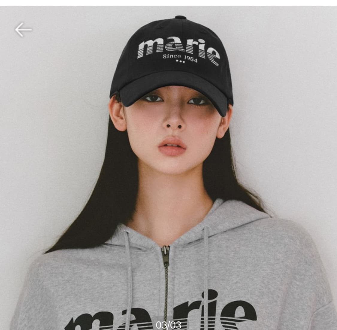 마리끌레르 볼캡 모자 상품이미지2