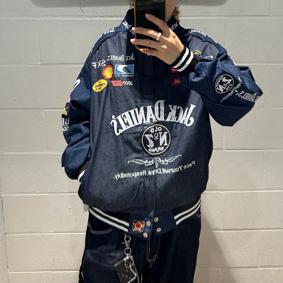 Vintage Jack Daniel Racing Jacket 상품이미지5