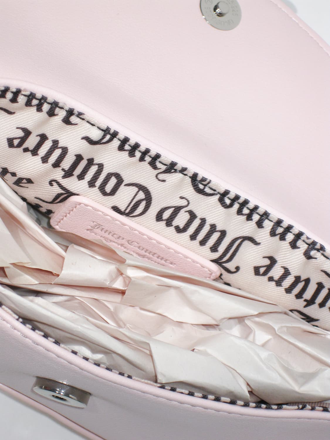 쥬시 꾸뛰르 베이비핑크 갸루 체인 숄더백 상품이미지4