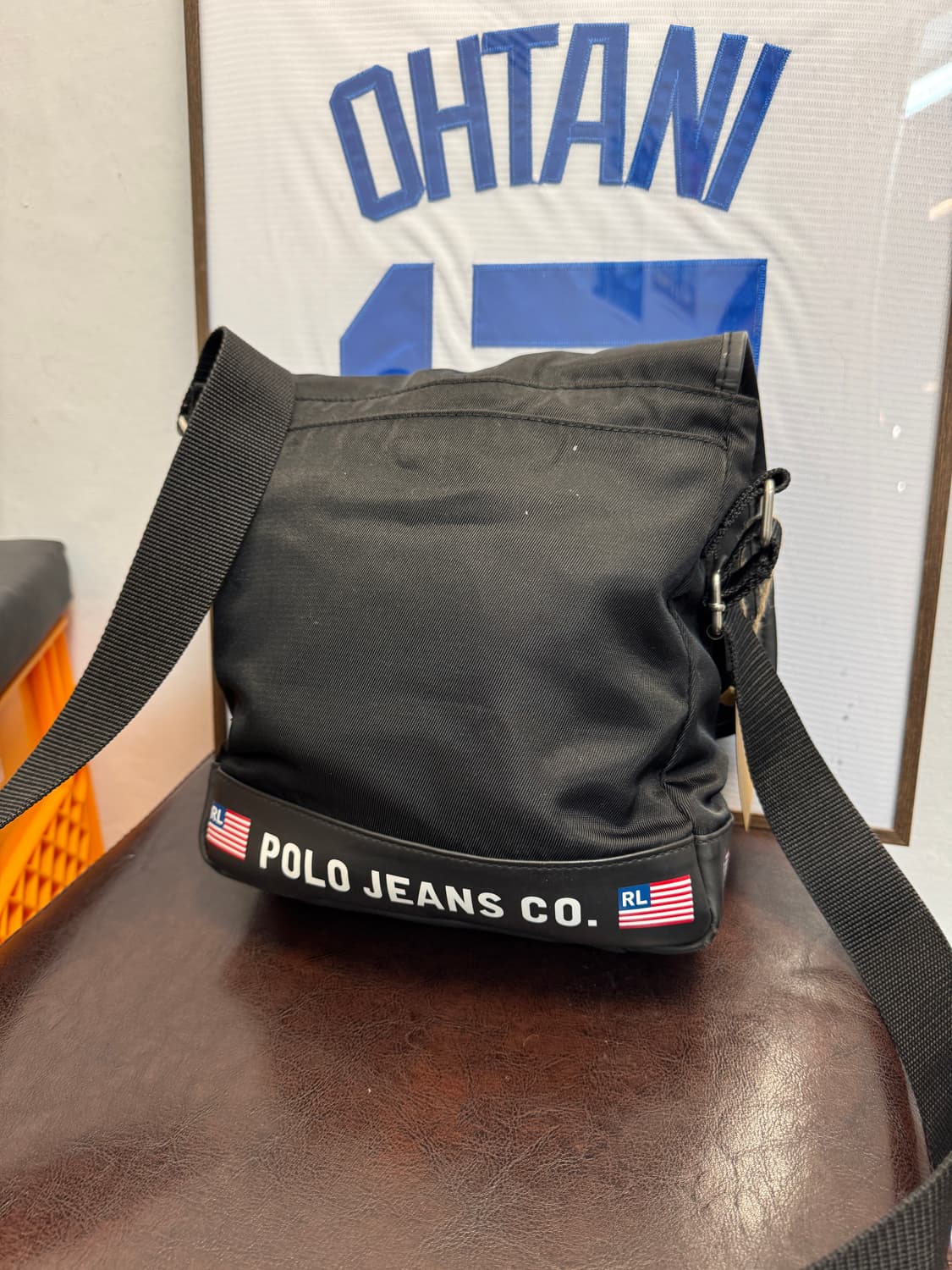 폴로랄프로렌 로고 크로스백 90s 상품이미지2