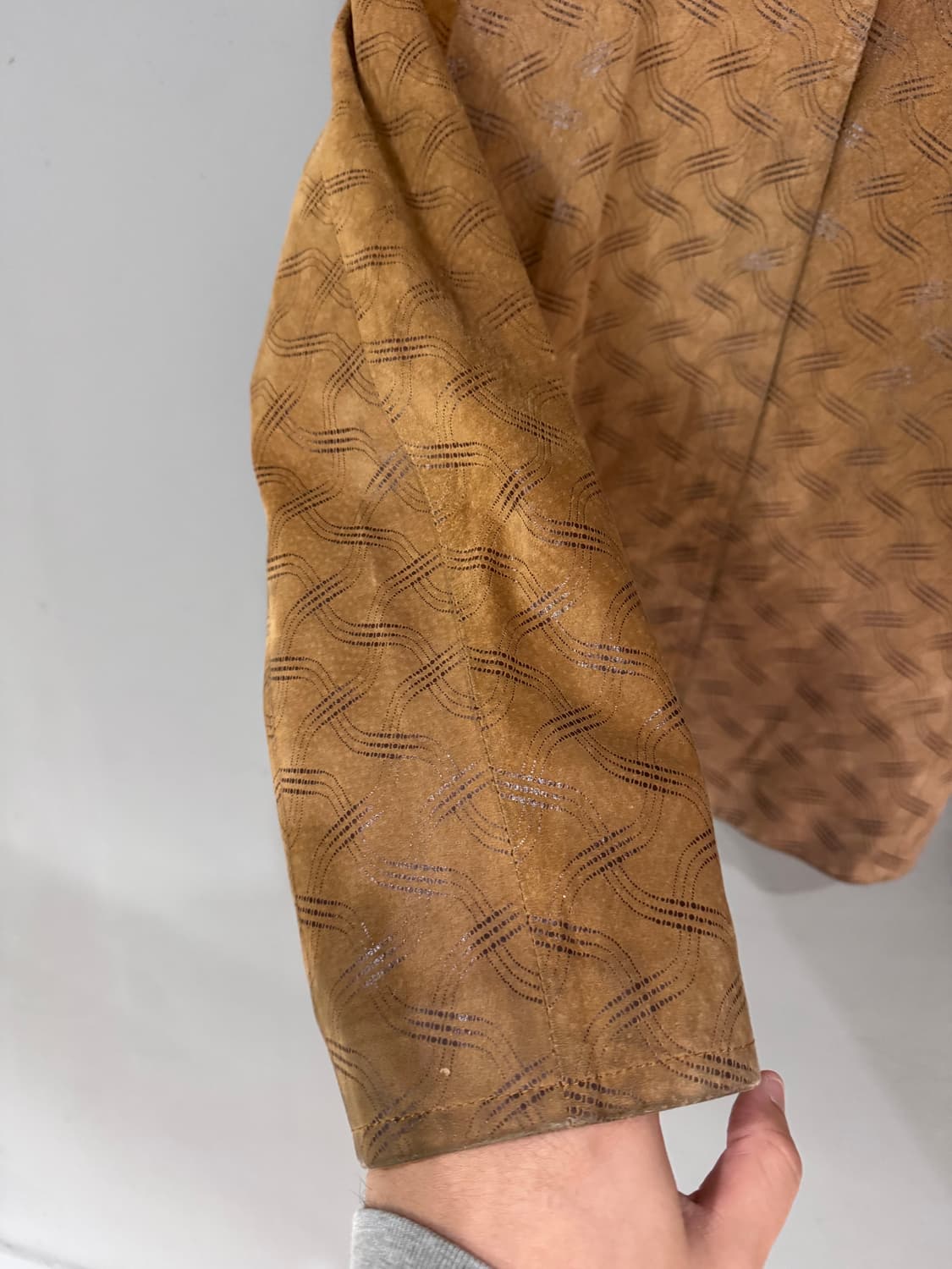 Balmain 발망 패턴 스웨이드 자켓 상품이미지6