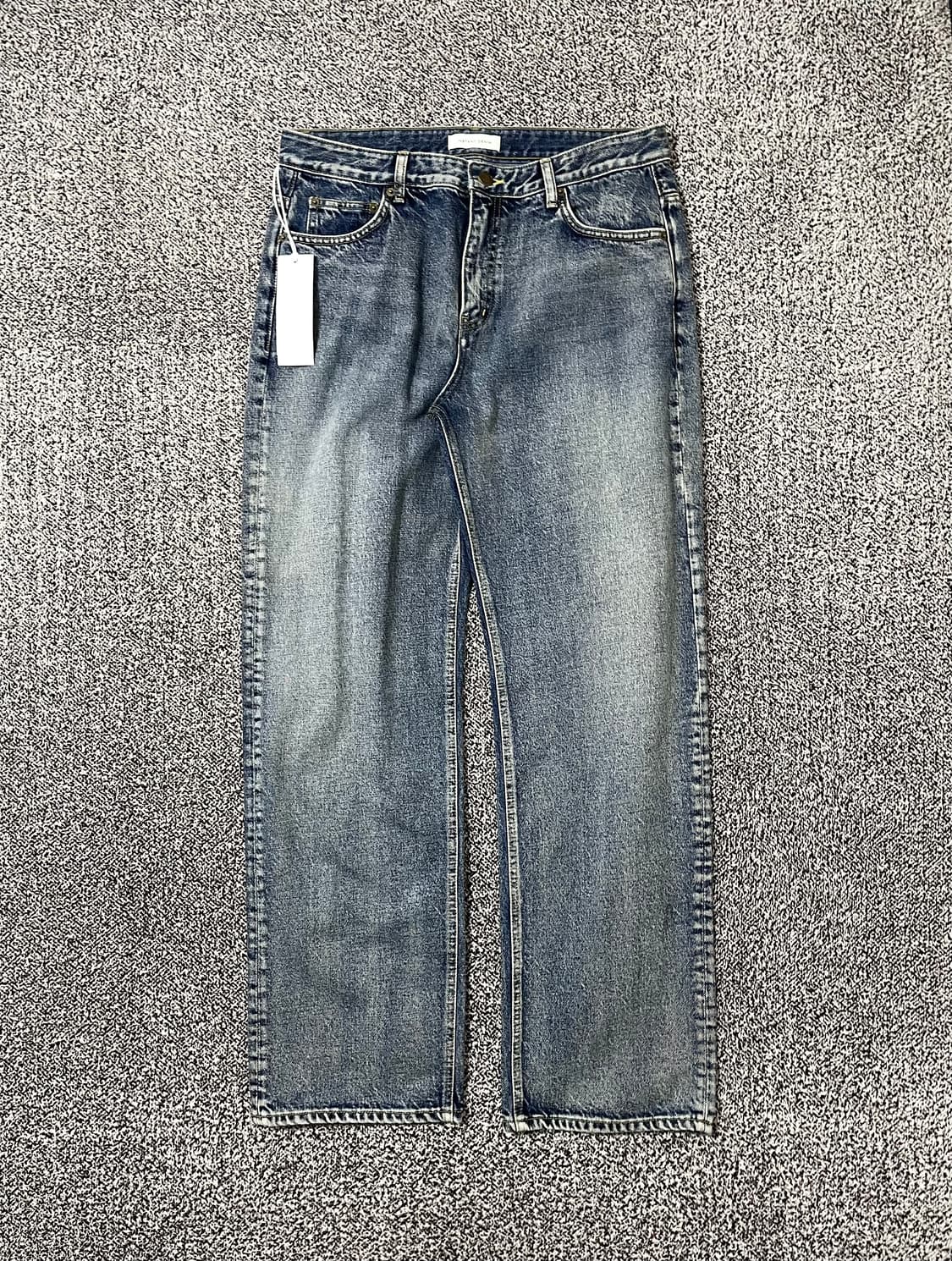 빈티지9. (새상품) 브랜디드 쿠라보 원단 록스타 데님 팬츠 청바지 워싱 상품이미지1