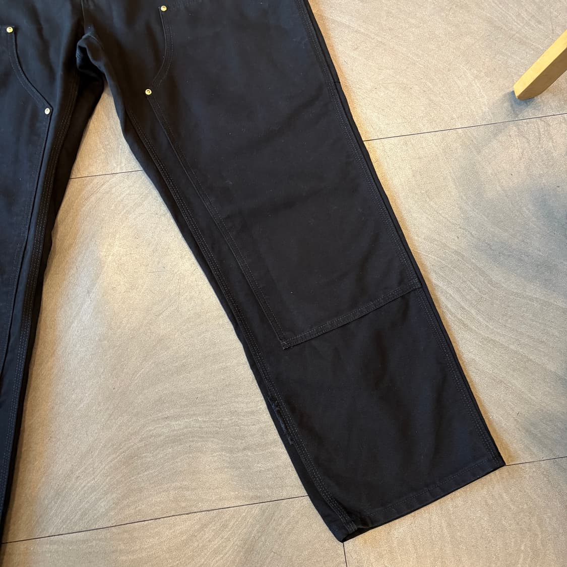 칼하트 정품 블랙 더블니 팬츠 바지 상품이미지3