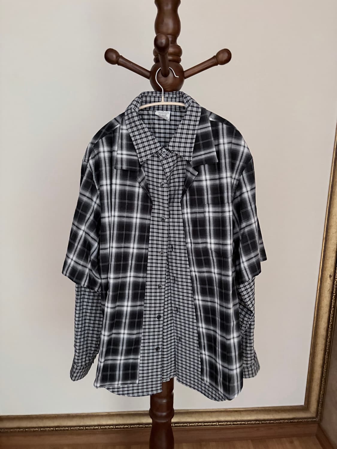 STU 레이어드 셔츠 m사이즈 상품이미지4