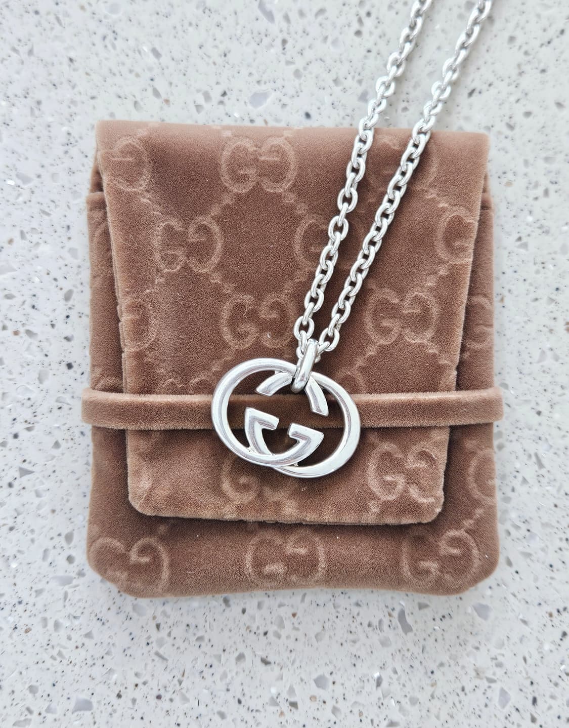 구찌 인터로킹 G 펜던트 목걸이[남녀공용] [정품] 상품이미지1